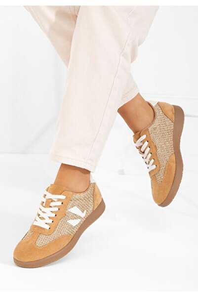 B T Shoes Кецове dama Jackeline camel