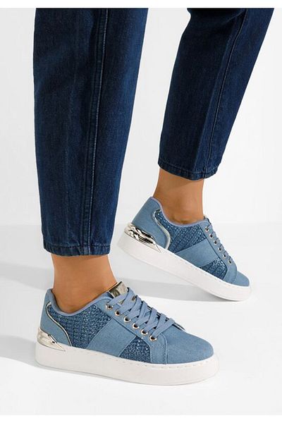 B T Shoes Teniși damă Benita denim