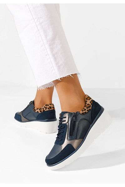 B T Shoes Teniși dama Imari bleumarin