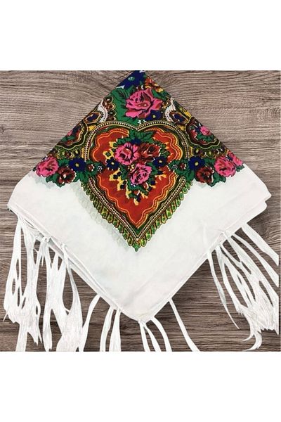 MODA Σάλι Rawavi με τοπική φούντα