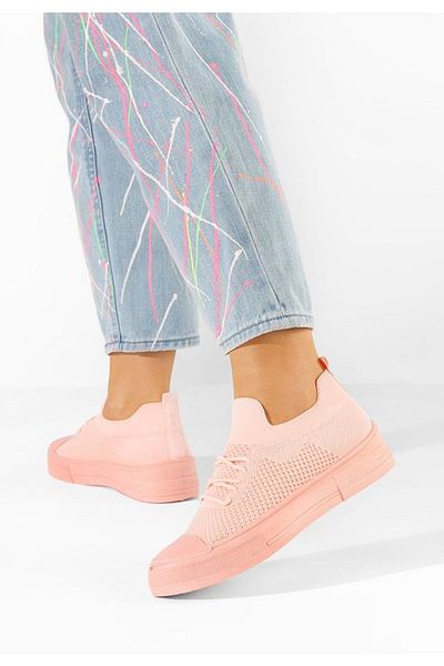 B T Shoes Beverly women's pink sneakers