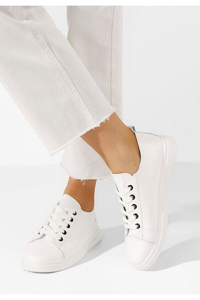 B T Shoes Teniși de damă Permea V5 albi