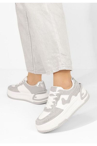 B T Shoes Teniși dreapta Darrya albi