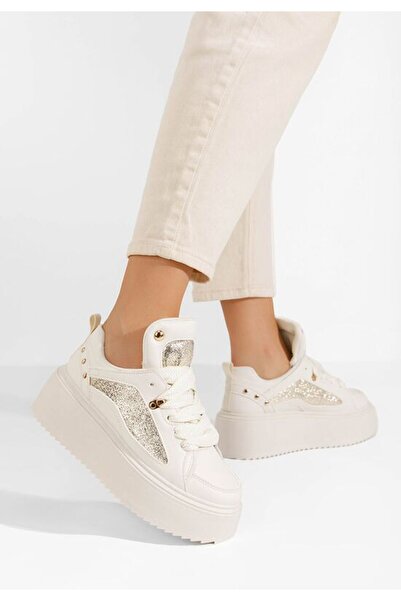 B T Shoes Sneakers cu platformă Litene bej