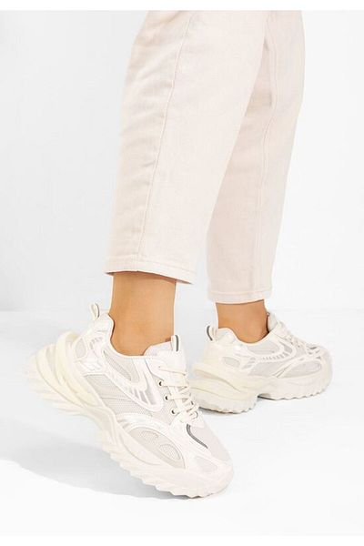 B T Shoes Sneakers cu platforma Willene bej