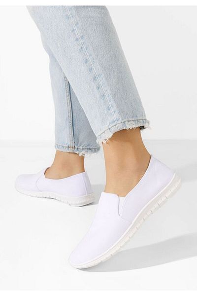 B T Shoes Vianka women's white casual shoes