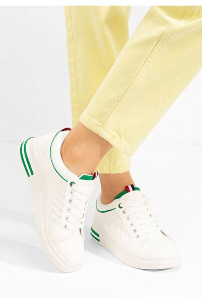 B T Shoes Teniși damă Coretta V3 albi