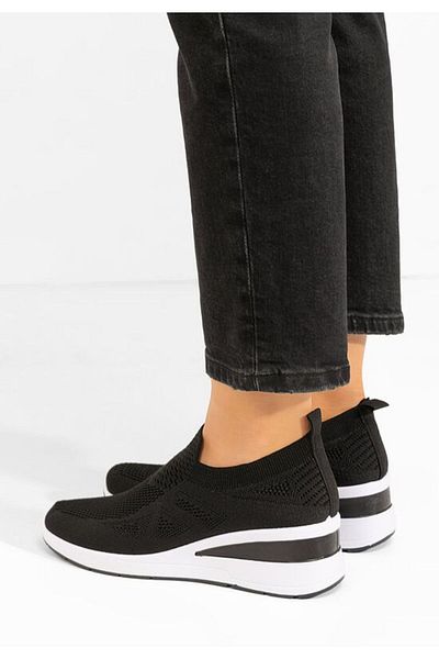 B T Shoes Tenisi Slip-On Dalucy negri