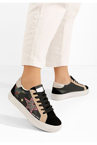 B T Shoes Γυναικεία μαύρα αθλητικά παπούτσια Williamira