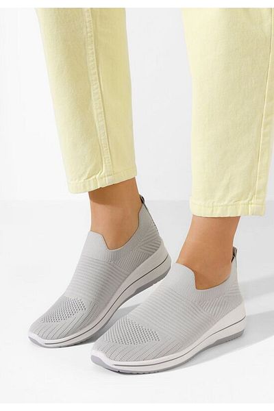 B T Shoes Adalia Slip-On Sneakers Grey