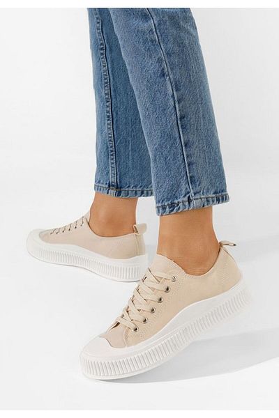 B T Shoes Tenisi dama Campo bej