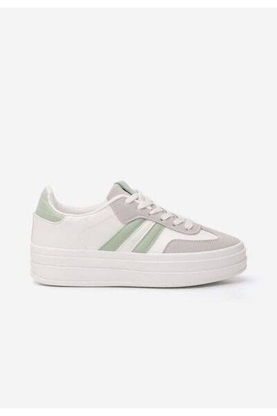 B T Shoes Teniși damă Jazmine albi