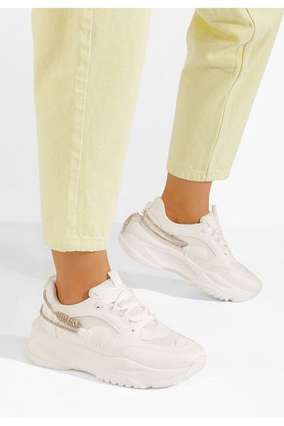 B T Shoes Women's Anouki white sneakers