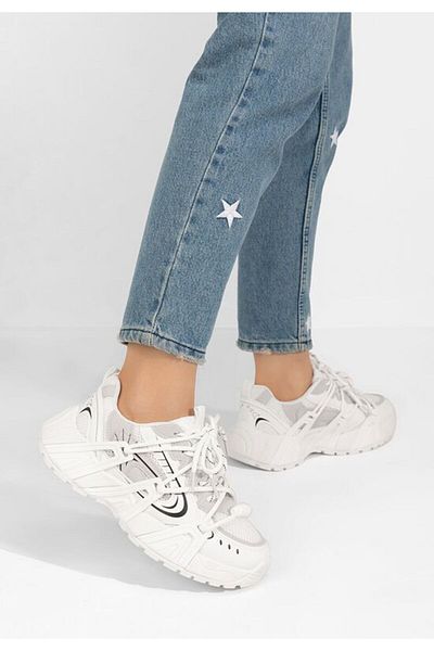 B T Shoes Teniși damă Lindy albi