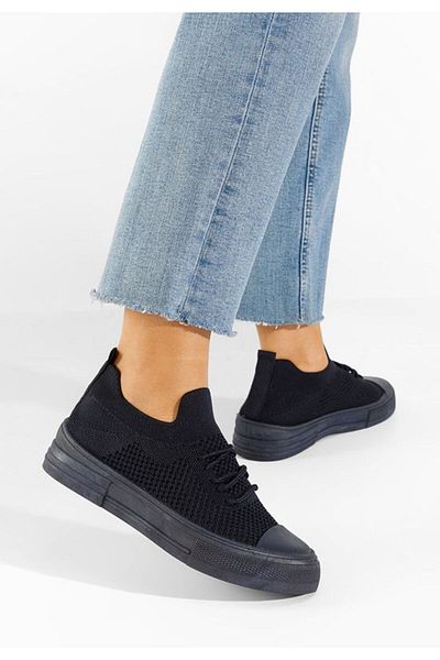 B T Shoes Pantofi de tenis Beverly bleumarin pentru femei