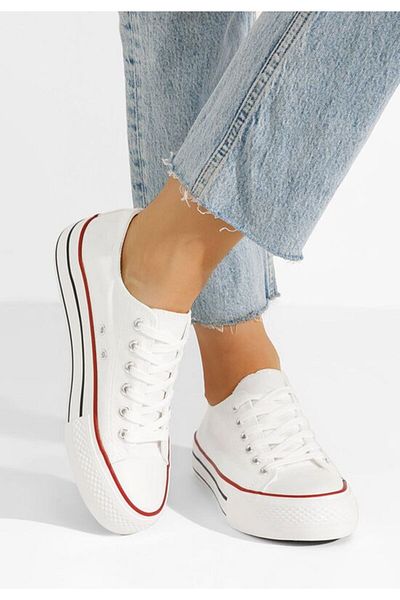 B T Shoes Dreptul de tenis Allanna Albi