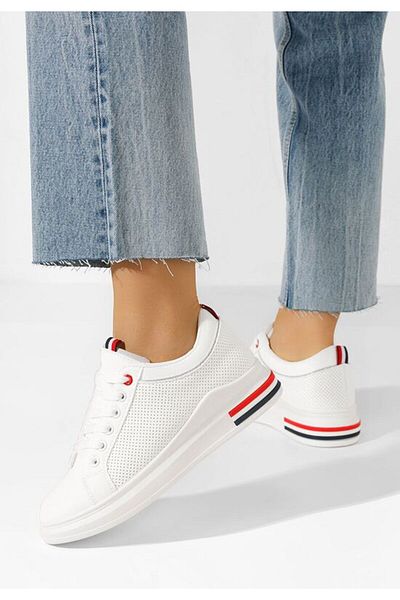 B T Shoes Teniși dreapta Coretta albi