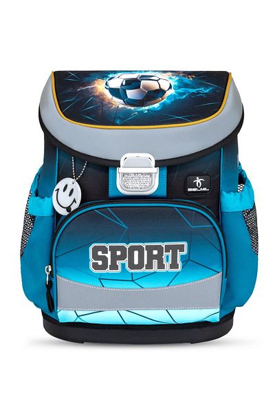 Belmil Geantă de școală ergonomică Fire Football 405- 33/AG Geantă de școală Mini-Fit Fire Footbal