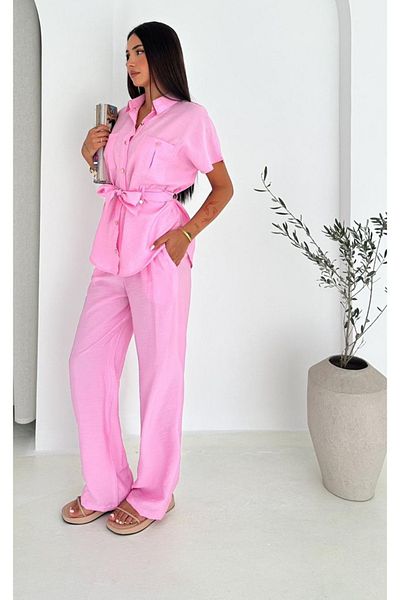 Noa Noa Rivet Detailed Shirt Pants Set