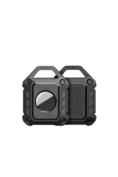 THD Keychain for Airtag tracker, THD, attachable to keys, bag, clothes, shockproof, black