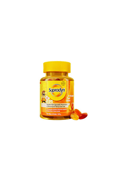 Supradyn Kids Multivitamin ve Mineral İçeren Çiğnenebilir 60 Tablet