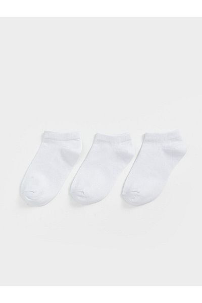 LC Waikiki New Season Basic Girl's Booties Socks 3-Piece