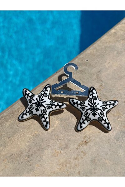 peracostore Colorful Star Formed Big Earrings