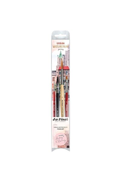 Da Vinci Urban Sulu Boya Seyahat 4lü Fırça Seti (188n7-498n2-5880n0-5880n4)