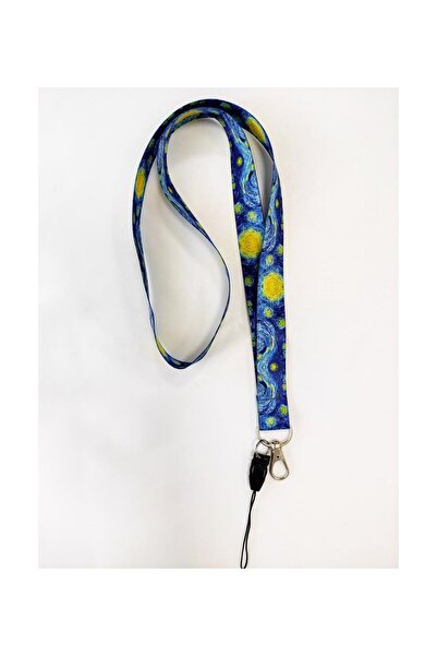 kürkçü Κορδόνι για τον λαιμό με ετικέτα Van Gogh Starry Nights