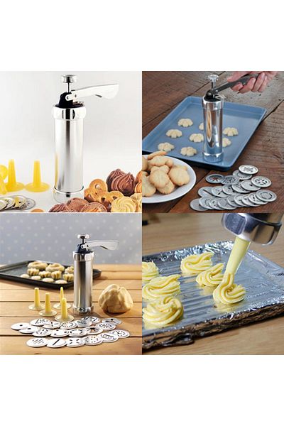 Perfect Home Set presa si forme pentru aluatul de biscuti, fursecuri Perfect Home