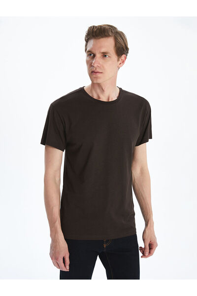 LC Waikiki طاقم الرقبة قصيرة الأكمام الرجال منامة الأعلى