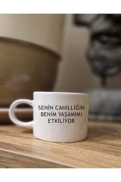DİLAHOME Your Madness Affects My Life Written Spirited Porcelain Mug