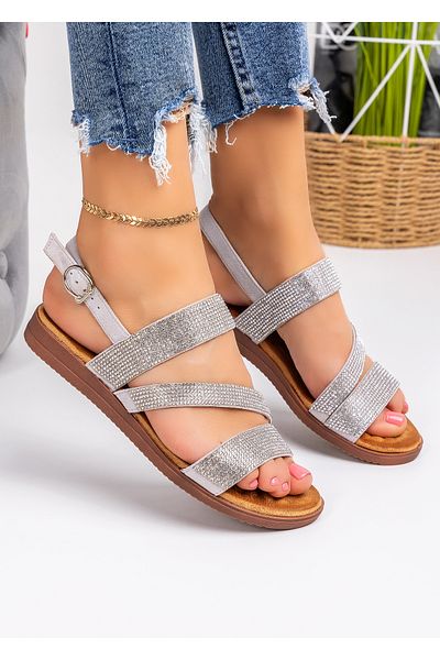 starlike Sandale dama argintii A008