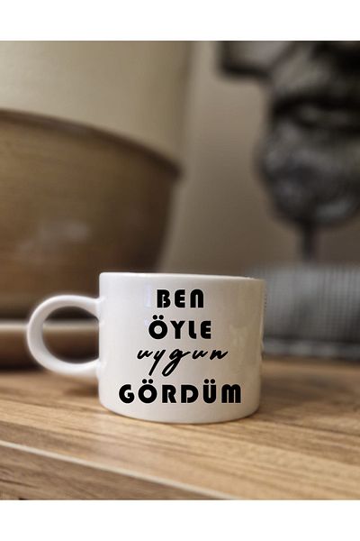 DİLAHOME I Looked so Suitable Written Espirili Porcelain Mug