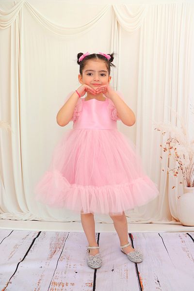 GÜL Baby Girls Backless Birthday Party Dress Tutu Dress