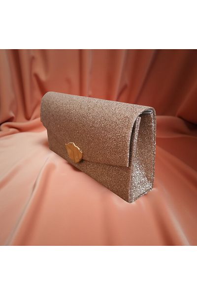 OEM Brilliance Carre purse, gold, 12x23x5 cm