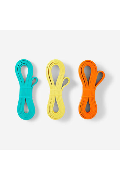 CORENGTH Set de benzi de rezistență - 3 bucăți - 15 Kg/25 Kg/35 Kg