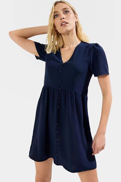 PayBuy A Line Short Sleeve Mini Dress 100% Polyester Summer Casual Comfortable Cut Modern Style