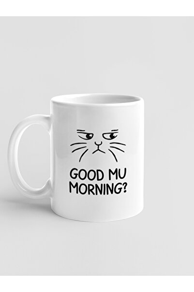 Esprili Komik Porselen Kupa - Good Mu Morning?