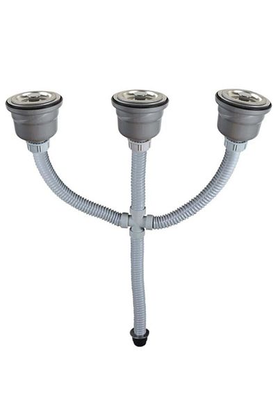TAFASSELL Triple Sink Strainer Directly Connected