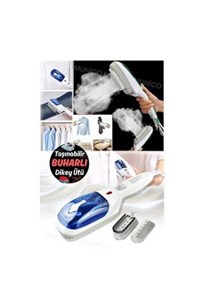 teknotrust El Buharlı Ütü Ev Mini Giysi Temizleyici Asılı Ütü Makinesi Taşınabilir Bavula Sığan Dikey Ütü Şık