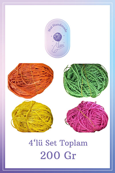 Mai Handmade Renkli Kagıt Ip