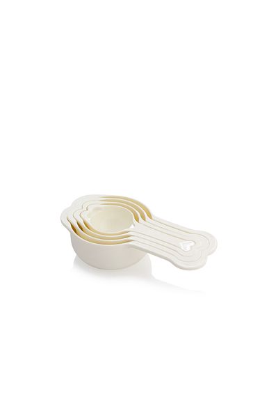 MUF HOME Heart Measuring Spoon Measuring Cup 4 Different Size Scale Spoons Set of 4 Scale (15ml+ 60ml+ 85ml+ 125ml)