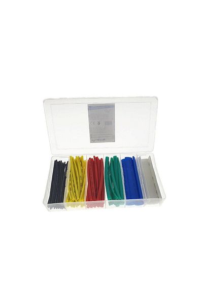 Lanberg Set of 100 heat shrink tubes, Lanberg 41461, 6 colors, length 100mm