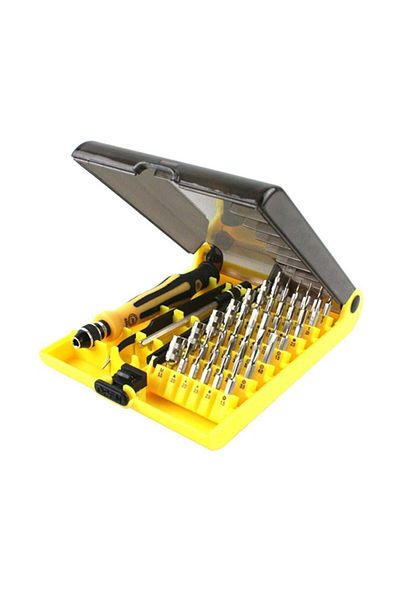 OEM Precision screwdriver, with extension rod, tweezers and 42 interchangeable heads, professional