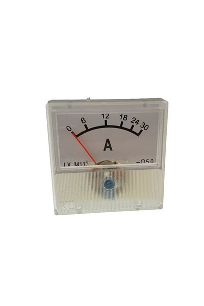 OEM Analogue indicator, ammeter, for current, 30A