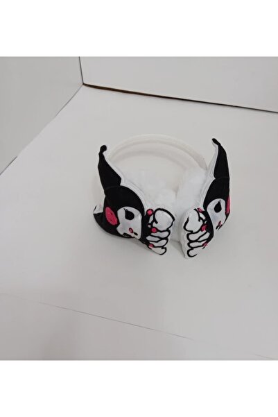 Skygo Çocuk pelüş Kış Kulaklığı kuromi figürlü SİYAH