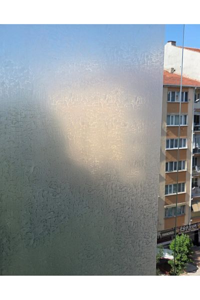 Başak Ev Tekstili Διακοσμητικό διαφανές γυάλινο φύλλο |   Αυτοκόλλητο – Παγωμένο Γυαλί