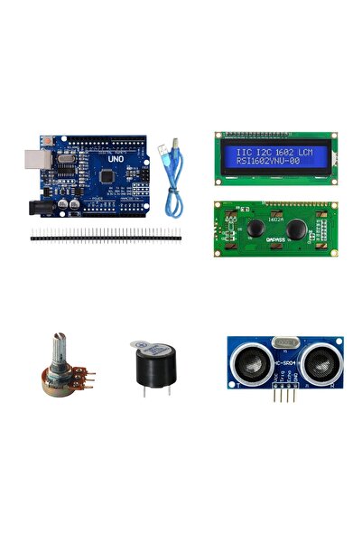 Devre Dünyası Kutulu Robotik Kodlama Arduino Uno Ekonomik Başlangıç Seti 26 Çeşit 148 Parça