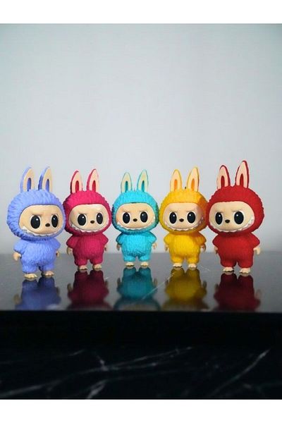 Lisinya Labubu Surprise Color Character Figured Keychain 13cm